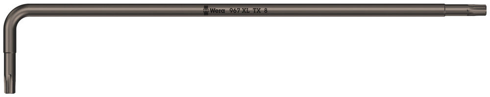 WERA 05024451001 967 XL HF TX 8 LONG ARM TORX KEY WITH HOLDING FUNCTION * MUST BE ORDERED IN BOX QTY OF 10