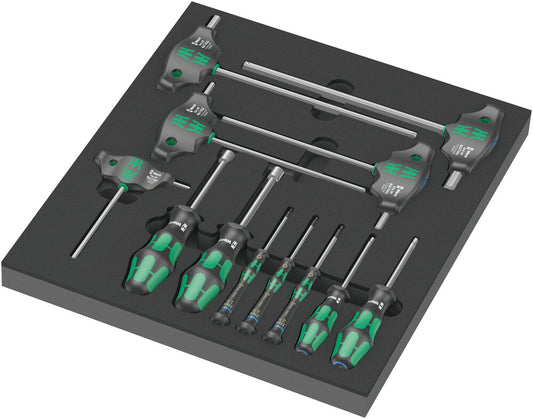 WERA 05150104001 9713 FOAM INSERT "SCREWDRIVER HEX-SET 1"