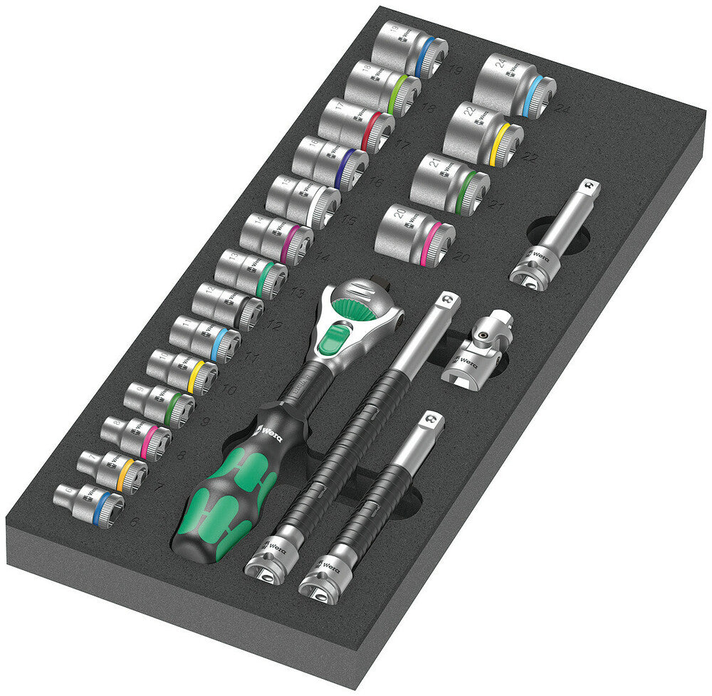 WERA 05150111001 9721 FOAM INSERT "8000 B ZYKLOP SET 1"