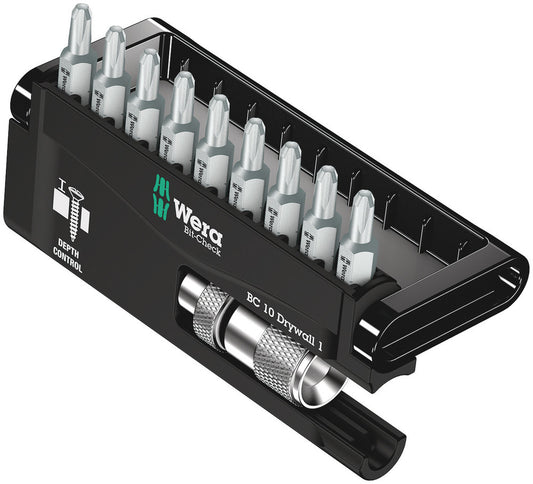 WERA 05136011001 BIT-CHECK 10 DRYWALL  BITS ASSORTMENT