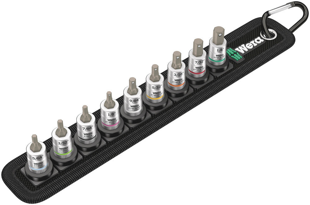 WERA 05003884001 BELT A IMPERIAL 1 ZYKLOP BIT SOCKET WITH 3/8" DRIVE HOLDING FUNCTION