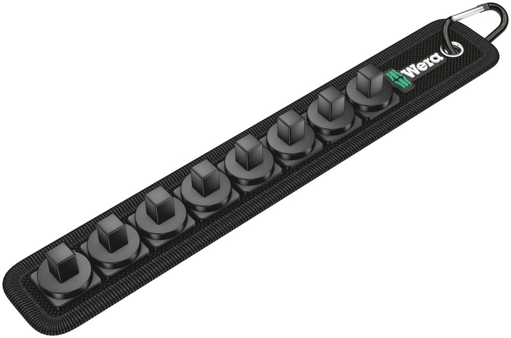 WERA 05003980001 BELT B 8TLG UNLOADED SOCKET RAIL (TEXTILE BELT), 8 LOCATION, UNLOADED