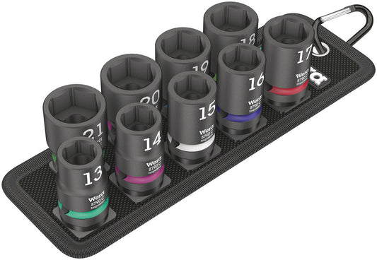 WERA 05004580001 BELT C IMP 1 9 PIECES ON NEW BELT FOR 1/2" SOCKETS