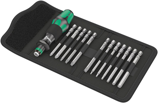 WERA 05004171001 BICYCLE SET 2 KK 41 - BUT 13 PIECE SET WITH 89MM BITS FOR BIKES (PH/TX/HEX)