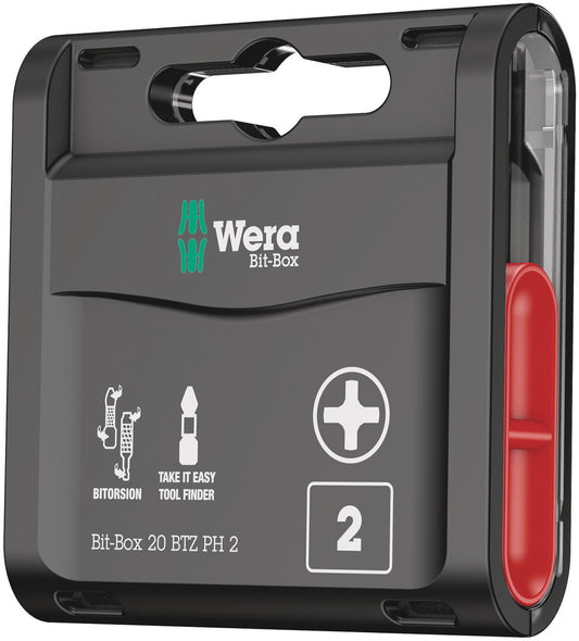 WERA 05057751001 BIT-BOX 20 BTZ PH-851/1 BTZ PH 20 X PH 2X25;