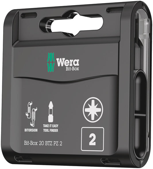 WERA 05057761001 BIT-BOX 20 BTZ PZ-855/1 BTZ PZ 20 X PZ 2X25;