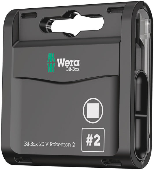 WERA 05057790001 BIT-BOX 20 V ROBERTSON-868/1 V 20 X # 2X25;