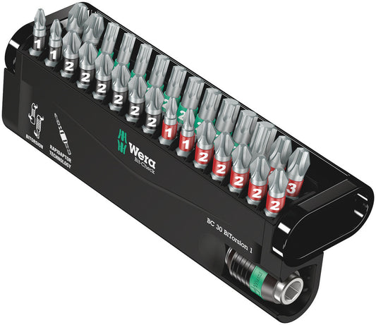 WERA 05057430001 BIT-CHECK 30 BITORSION 1 BIT ASSORTMENT