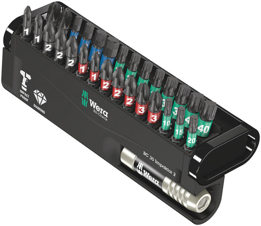 WERA 05057697001 BIT-CHECK 30 IMPAKTOR 2 BIT ASSORTMENT