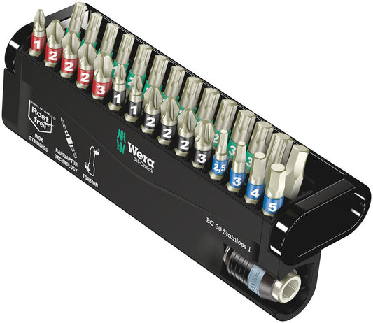WERA 05071109001 BIT-CHECK 30 STAINLESS 1 BITS ASSORTMENT