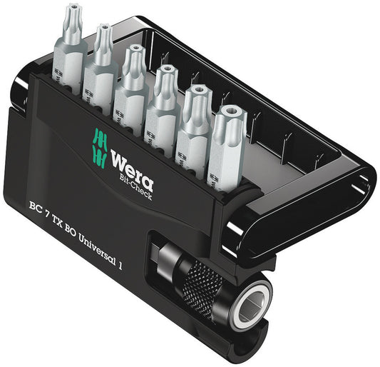 WERA 05056158001 BIT-CHECK 7 TX BO UNIVERSAL 1 BITS ASSORTMENT