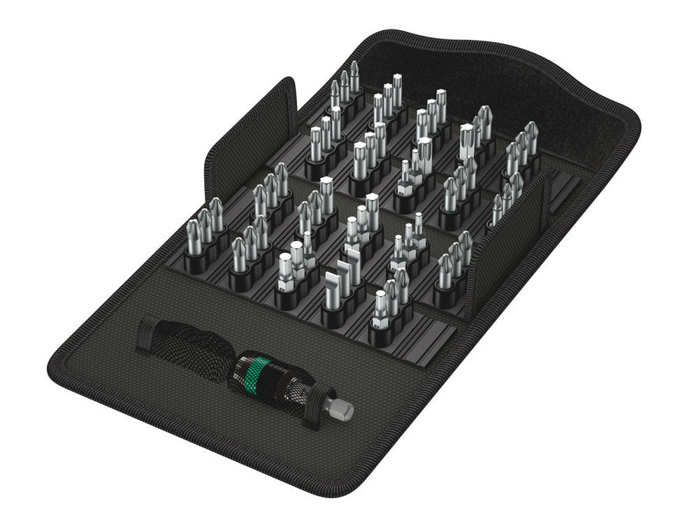 WERA 05057122001 BIT-SAFE 61 UNIVERSAL 1 BITS ASSORTMENT, 60-PCS.