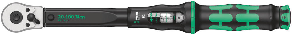 WERA 05075611001 CLICK-TORQUE B2 TORQUE WRENCH DRIVE 20 - 100 NM