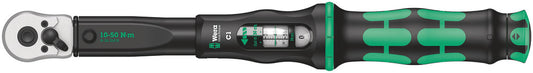 WERA 05075620001 CLICK-TORQUE C1 TORQUE WRENCH DRIVE 10 - 50 NM