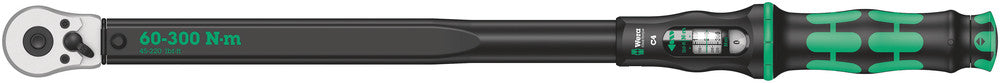 WERA 05075623001 CLICK-TORQUE C4 TORQUE WRENCH DRIVE 60 - 300 NM