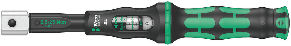 WERA 05075651001 CLICK-TORQUE X1 TORQUE WRENCH 2,5-25 NM