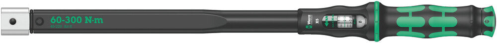 WERA 05075655001 CLICK-TORQUE X5 TORQUE WRENCH 60-300 NM