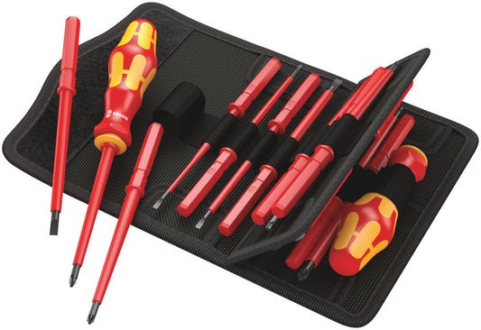 WERA 05059030001 KRAFTFORM KOMPAKT 60I+IS/62I/65I/67I/17 BIT SET WITH INTER-CHANGEABLE BLADES