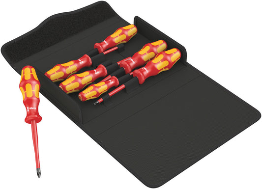 WERA 05136013001 KRAFTFORM 100 IS/7 SET 1 SCREWDRIVER SET KRAFTFORM PLUS, TEXTILE BOX