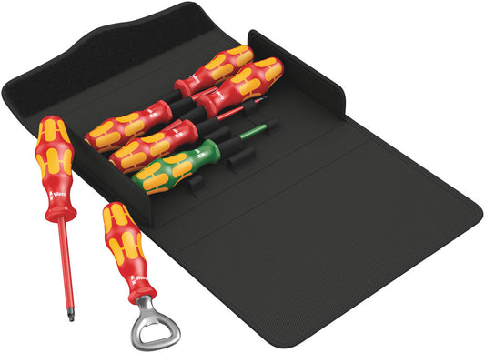 WERA 05136018001 KRAFTFORM 100 IS/7 SET 3 SCREWDRIVER SET KRAFTFORM PLUS, TEXTILE BOX