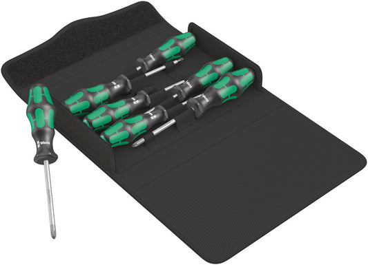 WERA 05105623001 KRAFTFORM 300/7 SET 1 SCREWDRIVER SET KRAFTFORM PLUS, TEXTILE BOX