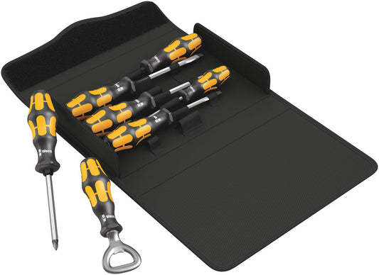 WERA 05137813001 KRAFTFORM 900/7 SET 3 SCREWDRIVER SET, TEXTILE BOX