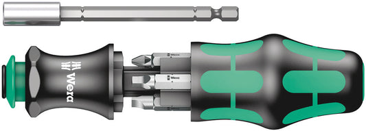 WERA 05073241001 KK 28 BITHOLDING SCREWDRIVER WITH PH/SL/SQUARE BITS; WITHOUT POUCH