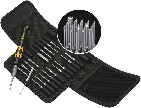 WERA 05135973001 KRAFTFORM KOMPAKT MICRO-SET ESD/21 POUCH WITH 44 MM BITS
