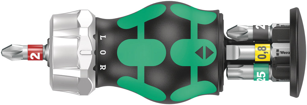WERA 05008884001 KRAFTFORM KOMPAKT STUBBY MAGAZIN RA 2 BITHOLDING SCREWDRIVER WITH MAGAZINE