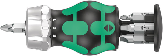 WERA 05008886001 KRAFTFORM KOMPAKT STUBBY MAGAZIN RA 4 BITHOLDING SCREWDRIVER WITH MAGAZINE