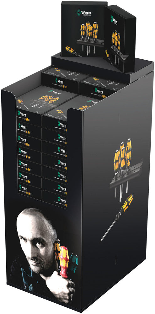WERA 05100204001 SCREWDRIVER DISPLAY 932/6 S/DRIVER SET