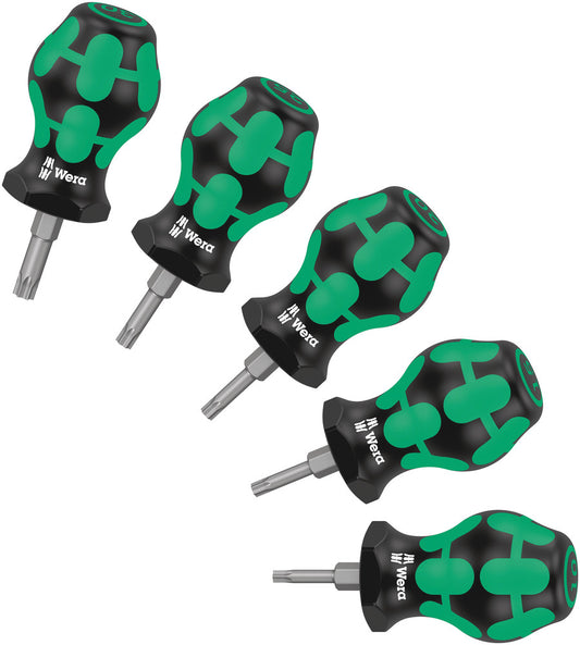 WERA 05008876001 STUBBY SET, 5PC TORX 